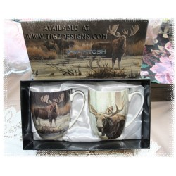 McIntosh Fine Bone China - Robert Bateman Mug Pairs